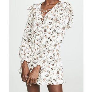 JACK by BB Dakota Ruffled Floral Romper Jumpsuit  M